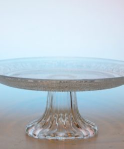 Glasteller auf Fuß