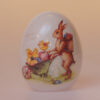 Ei aus Porzellan, Hase und Kücken