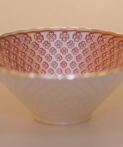 Schüssel aus Glas und Silber