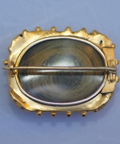 Alternative view of Biedermeier Brosche 