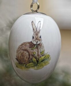 Ei aus Porzellan, Hase hängend