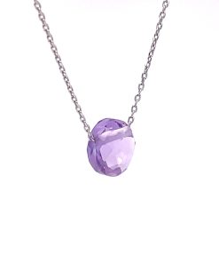 Alternative view of Silberschmuck mit  Edelstein Amethyst, Kreis
