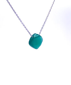 Alternative view of Silberschmuck mit  Edelstein Chalcedon, Cushion